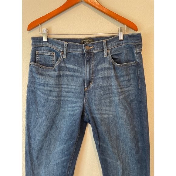 Banana Republic Dark Wash Girlfriend Jean - Picture 3 of 5